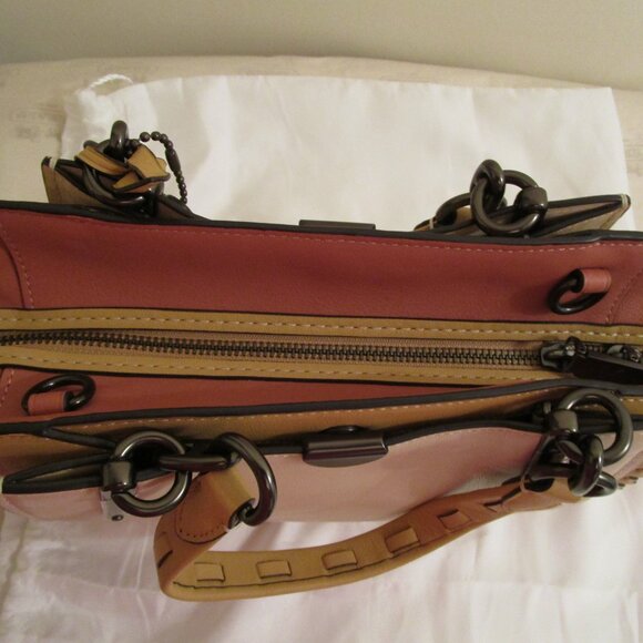 Coach Dreamer Colorblock Satchel - Picture 10 of 16